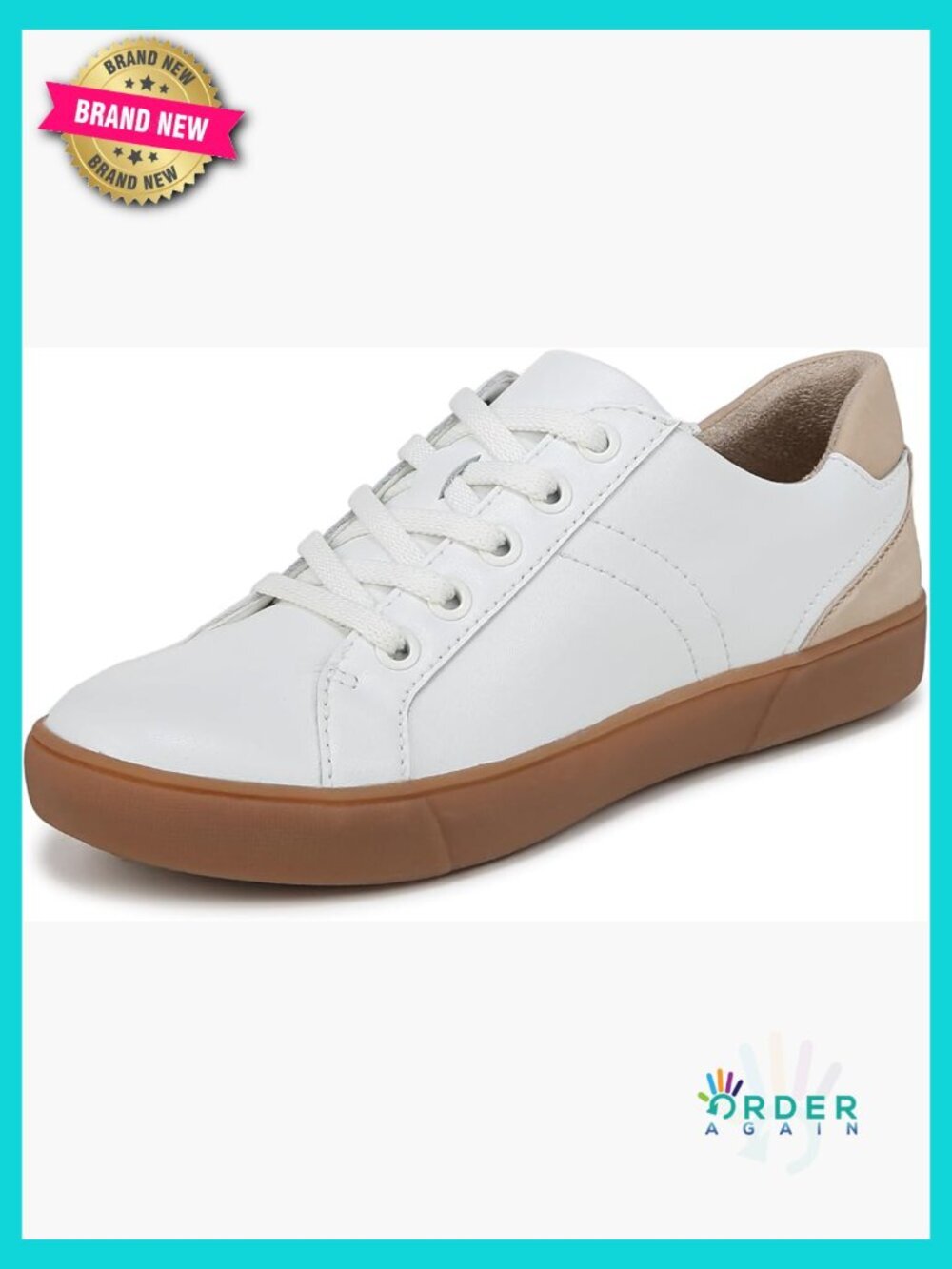 Lace Up Fashion Sneaker Comfortable Everyday Wear Travel Vacation Non-Slip